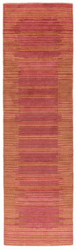 BANDED V RED Product Tufenkian Artisan Carpets 