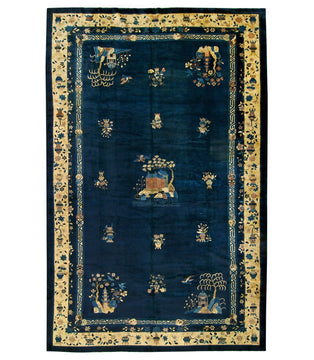 ANTIQUE CHINESE PEKING, NAVY Product Tufenkian Artisan Carpets 