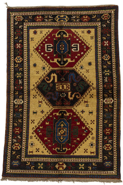 KHNDZORSK-III 5x8 hand knotted area rug design from Tufenkian's Rare Weaves 